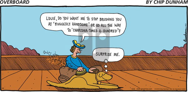 Overboard on Sunday October 9, 2016 Comic Strip