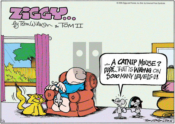 Ziggy - Sunday January 8, 2006 Comic Strip