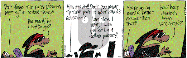The Knight Life on Wednesday September 7, 2011 Comic Strip