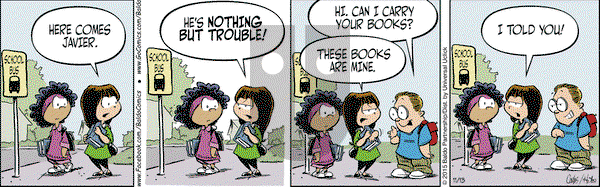 Baldo on Friday November 13, 2015 Comic Strip