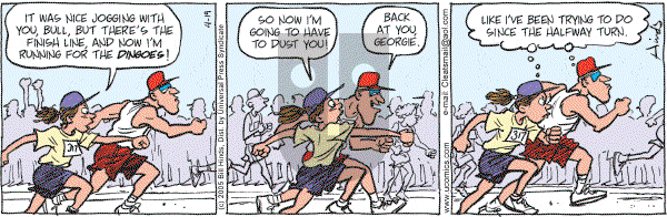 Cleats - Tuesday April 19, 2005 Comic Strip