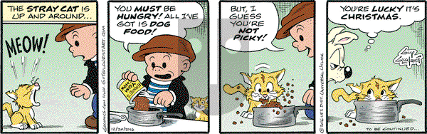 Nancy on Tuesday December 20, 2016 Comic Strip
