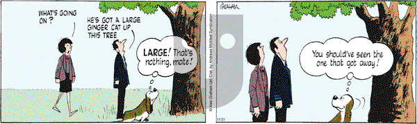 Fred Basset - Monday November 27, 2023 Comic Strip