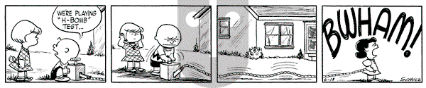 Peanuts on Friday June 18, 1954 Comic Strip