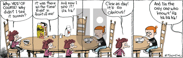 Cul de Sac on Tuesday October 8, 2019 Comic Strip