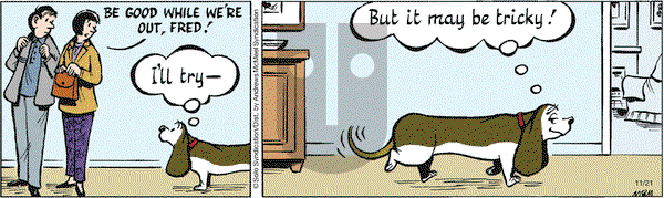 Fred Basset on Saturday November 21, 2020 Comic Strip