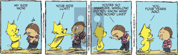 Prickly City on Monday November 24, 2008 Comic Strip