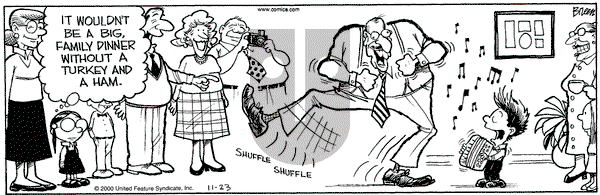 Grand Avenue on Thursday November 23, 2000 Comic Strip