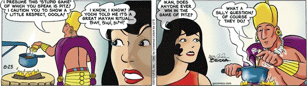 Alley Oop on Thursday August 23, 2012 Comic Strip