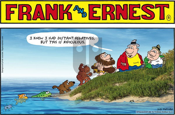 Frank and Ernest on Sunday March 23, 2025 Comic Strip