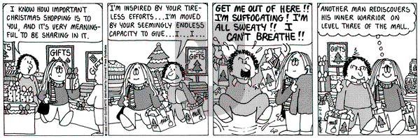 Cathy Classics on Saturday December 11, 1993 Comic Strip