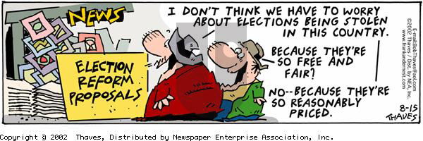 Frank and Ernest on Thursday August 15, 2002 Comic Strip
