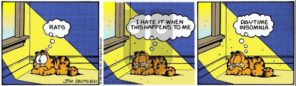 Garfield on Wednesday August 21, 1985 Comic Strip
