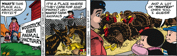 Nancy on Wednesday November 24, 2010 Comic Strip