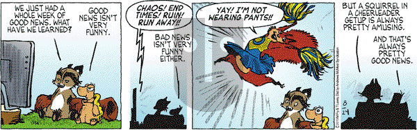 Over the Hedge on Saturday August 24, 2019 Comic Strip