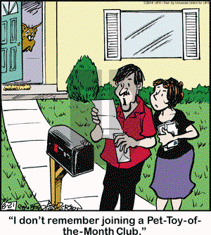 Marmaduke on Thursday August 21, 2014 Comic Strip