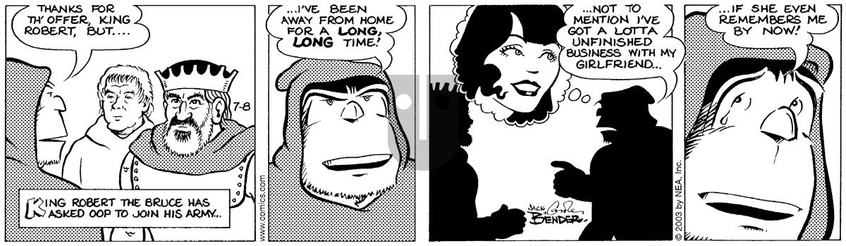 Alley Oop - Tuesday July 8, 2003 Comic Strip