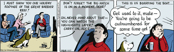 Fred Basset on Friday December 27, 2013 Comic Strip