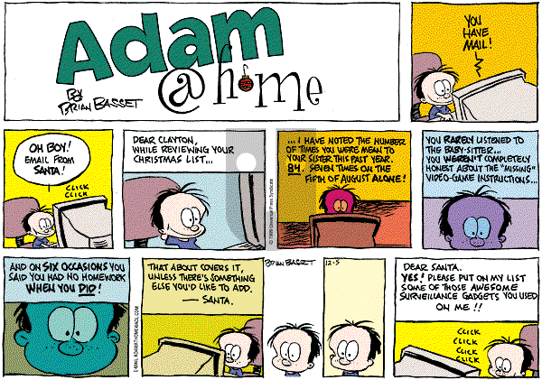 Adam@Home on Sunday December 5, 1999 Comic Strip