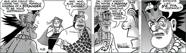 Alley Oop on Monday April 24, 2006 Comic Strip
