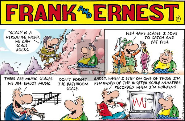 Frank and Ernest on Sunday August 4, 2019 Comic Strip