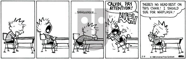 Calvin and Hobbes on Wednesday May 9, 1990 Comic Strip