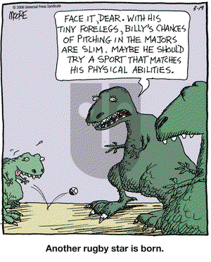 In the Bleachers on Wednesday March 19, 2008 Comic Strip