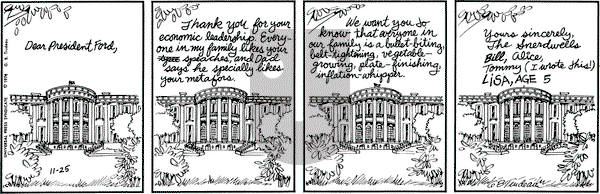 Doonesbury on Monday November 25, 1974 Comic Strip