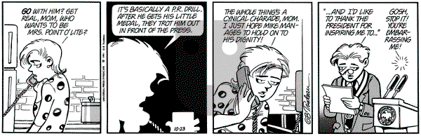 Doonesbury on Wednesday October 23, 1991 Comic Strip