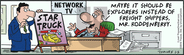 Frank and Ernest on Tuesday January 5, 2016 Comic Strip