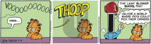 Garfield on Saturday July 4, 2009 Comic Strip