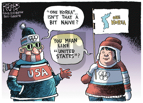 Rob Rogers on Tuesday February 13, 2018 Comic Strip