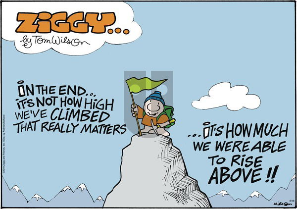Ziggy on Sunday August 18, 2019 Comic Strip