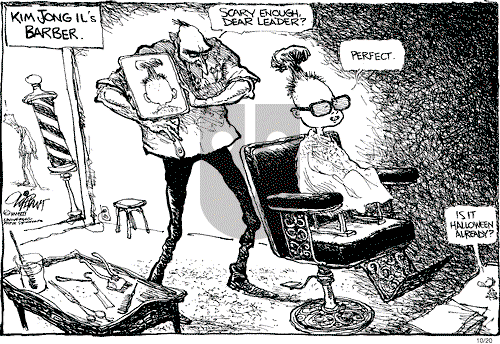 Pat Oliphant on Monday October 20, 2003 Comic Strip