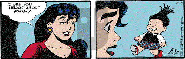 Nancy - Thursday March 5, 2015 Comic Strip