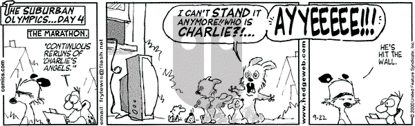 Over the Hedge on Friday September 22, 2000 Comic Strip