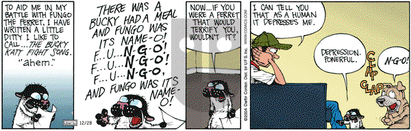 Get Fuzzy on Tuesday December 28, 2004 Comic Strip