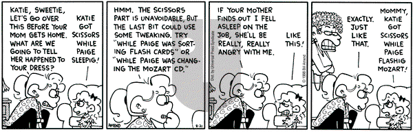 FoxTrot on Friday August 21, 1998 Comic Strip