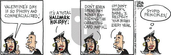 La Cucaracha on Friday February 13, 2004 Comic Strip