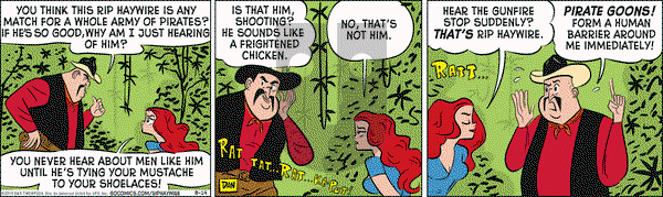 Rip Haywire on Friday August 14, 2015 Comic Strip