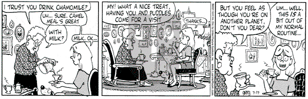 Luann on Tuesday July 17, 2001 Comic Strip