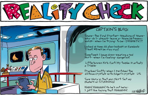 Reality Check on Sunday January 25, 2015 Comic Strip