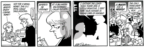 Doonesbury on Saturday November 26, 1994 Comic Strip