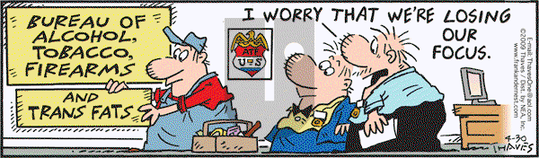 Frank and Ernest - Thursday April 30, 2009 Comic Strip