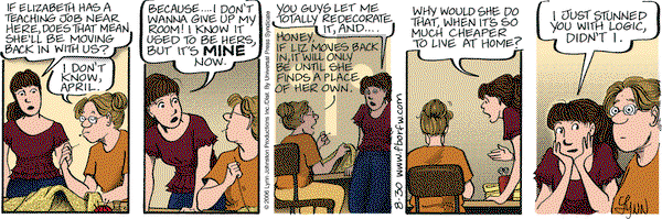 For Better or For Worse on Wednesday August 30, 2006 Comic Strip