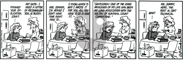 Doonesbury on Sunday September 30, 1990 Comic Strip