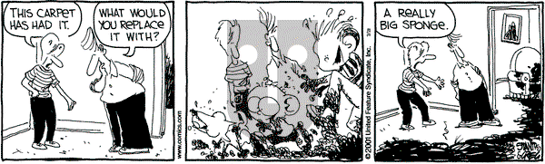 The Buckets - Saturday July 21, 2001 Comic Strip