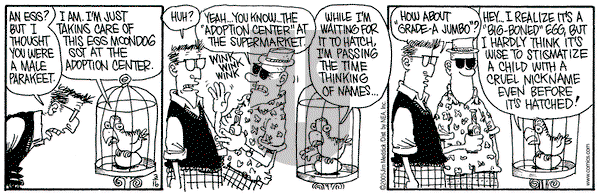 Monty on Wednesday March 16, 2005 Comic Strip