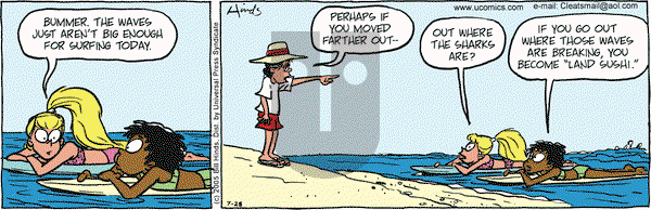 Cleats on Thursday July 28, 2005 Comic Strip