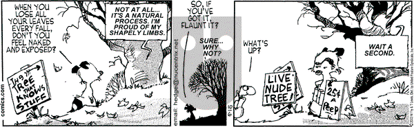 Over the Hedge on Monday October 6, 2003 Comic Strip